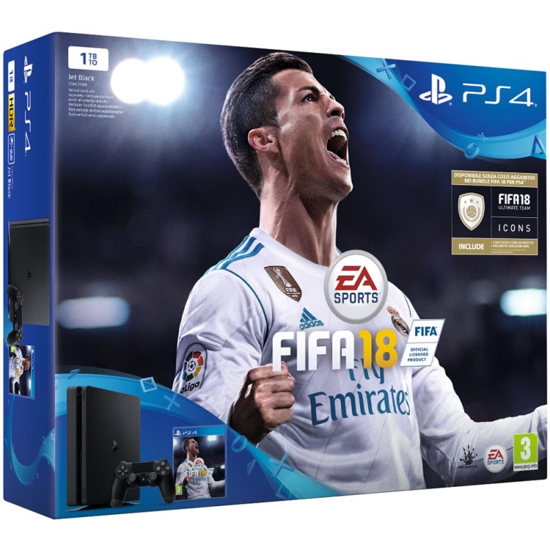 SONY Console Sony PS4 Slim 1 TB + FIFA 18 bundle